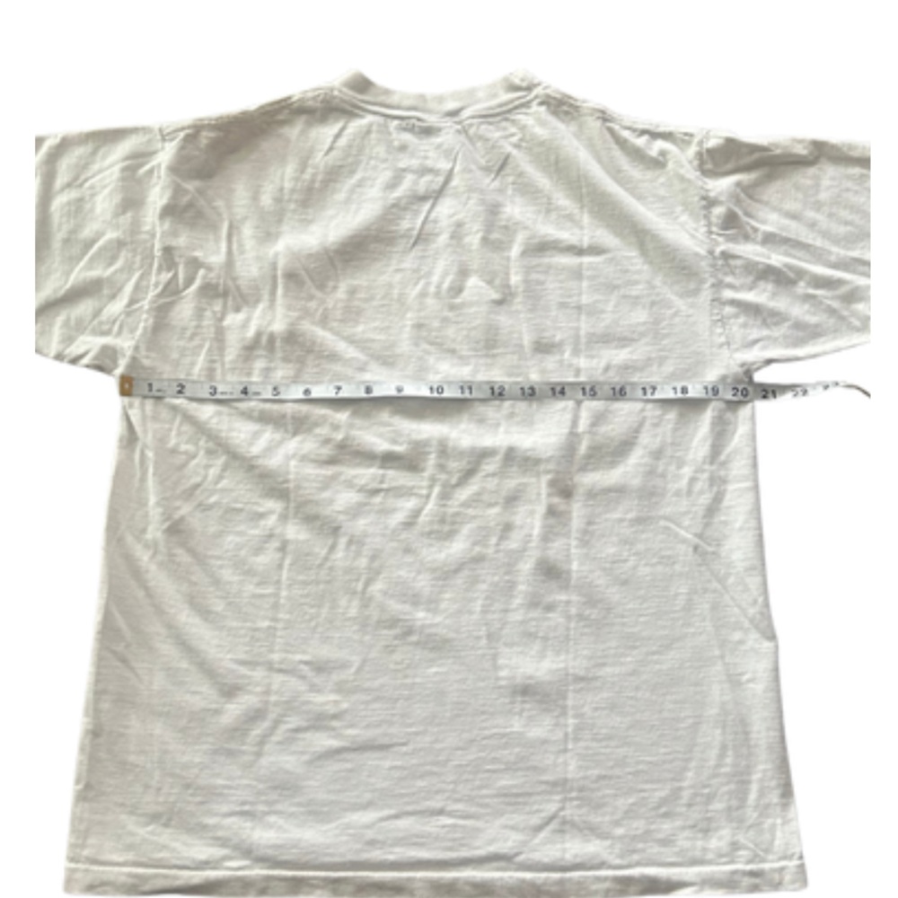 Vintage 90s Fabric Art Endangered Species Series Dolphin T-Shirt | Size L - Picture 7 of 7